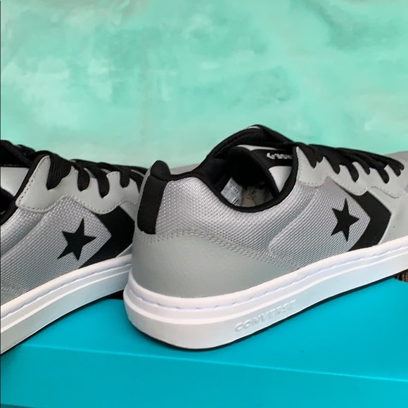 CONVERSE RIVAL OX WOLF GREY/BLACK/WHITE MEN’S - Picture 11 of 16